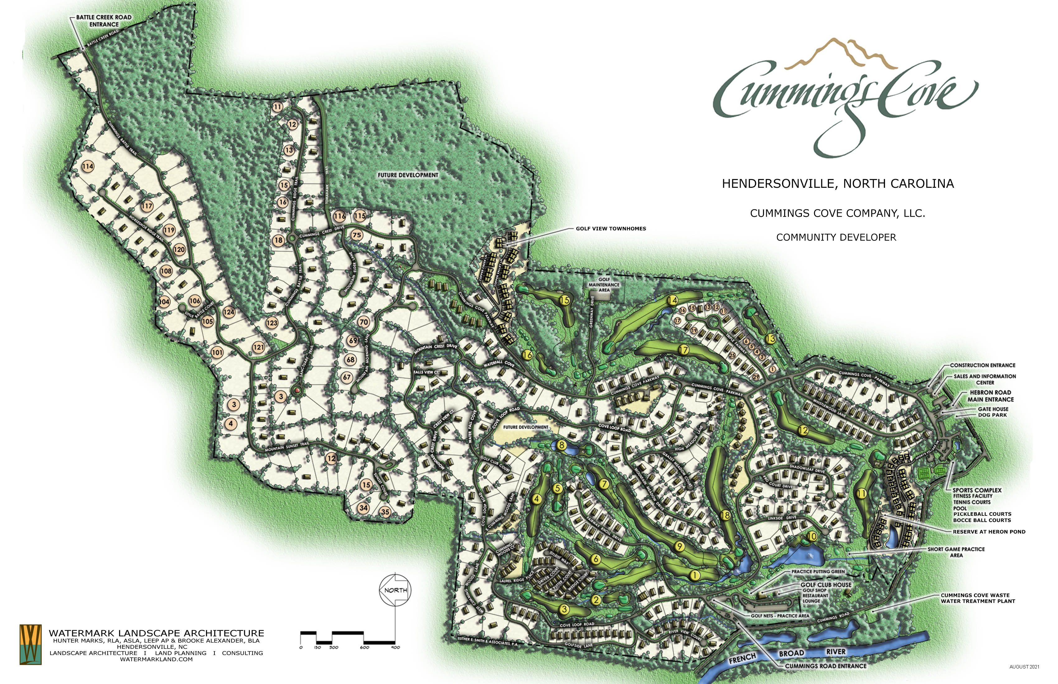 Cummings Cove Property Map